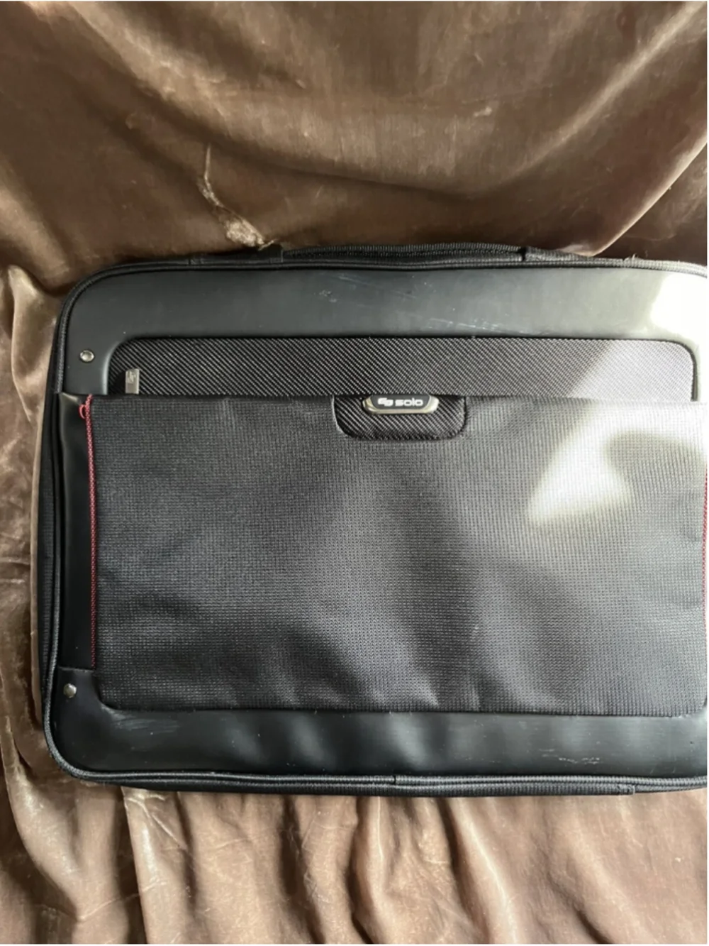 Solo Red Padded Laptop Computer Case BRAND NEW SEE PHOTOS , NICE